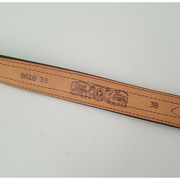 Circle Of Yoakum Leather Belt, 38" Length. - Picture 4 of 8